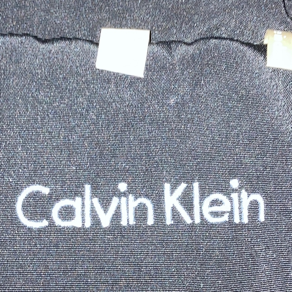 Calvin Klein Classic Black Trench Coat Small S - Picture 7 of 12